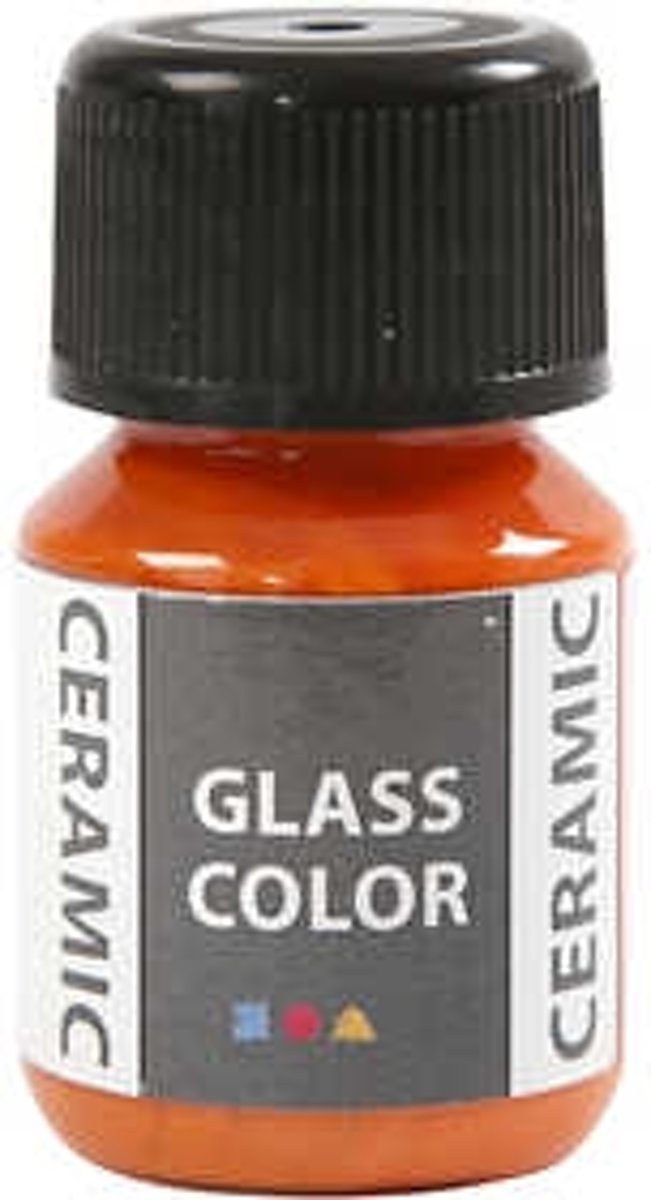 Glass Color Ceramic, oranje, 35ml [HOB-33358]